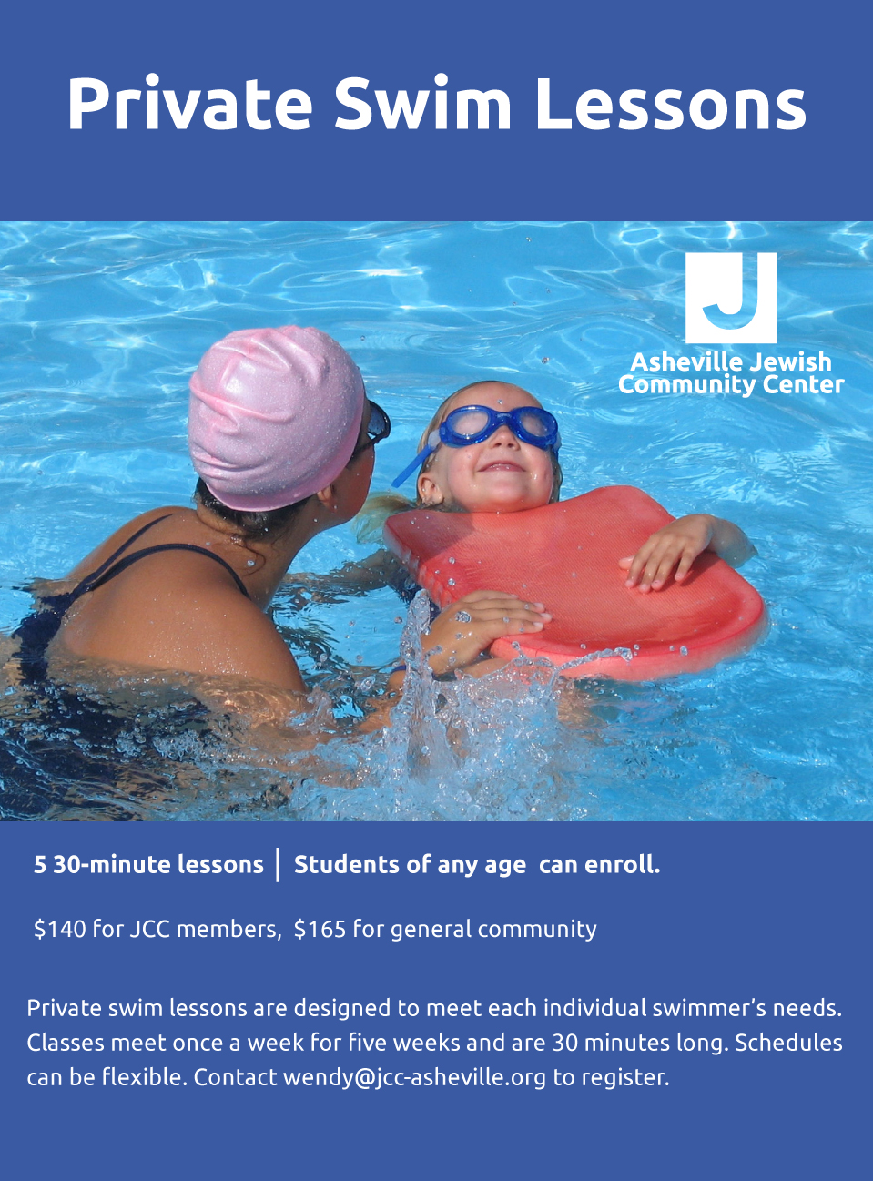 Private Swim Lessons Details Asheville Jcc